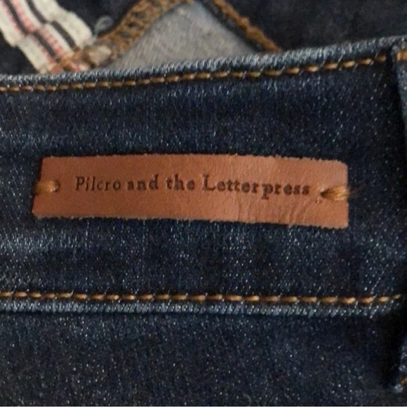 Pilcro and the Letterpress Front Seam High Rise Denim Legging Sz 26 - Picture 10 of 14
